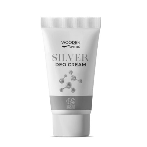 Organic Certified Silver Deo Cream, 40 ml, Wooden Spoon