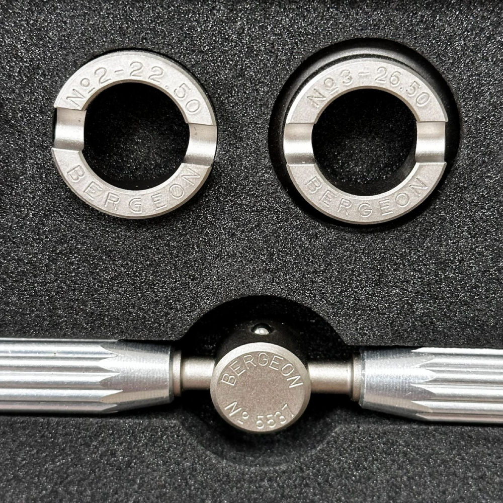 Bergeon 5537 waterproof & grooved watch case opener closing tool (Rolex, Tudor) - Image 8