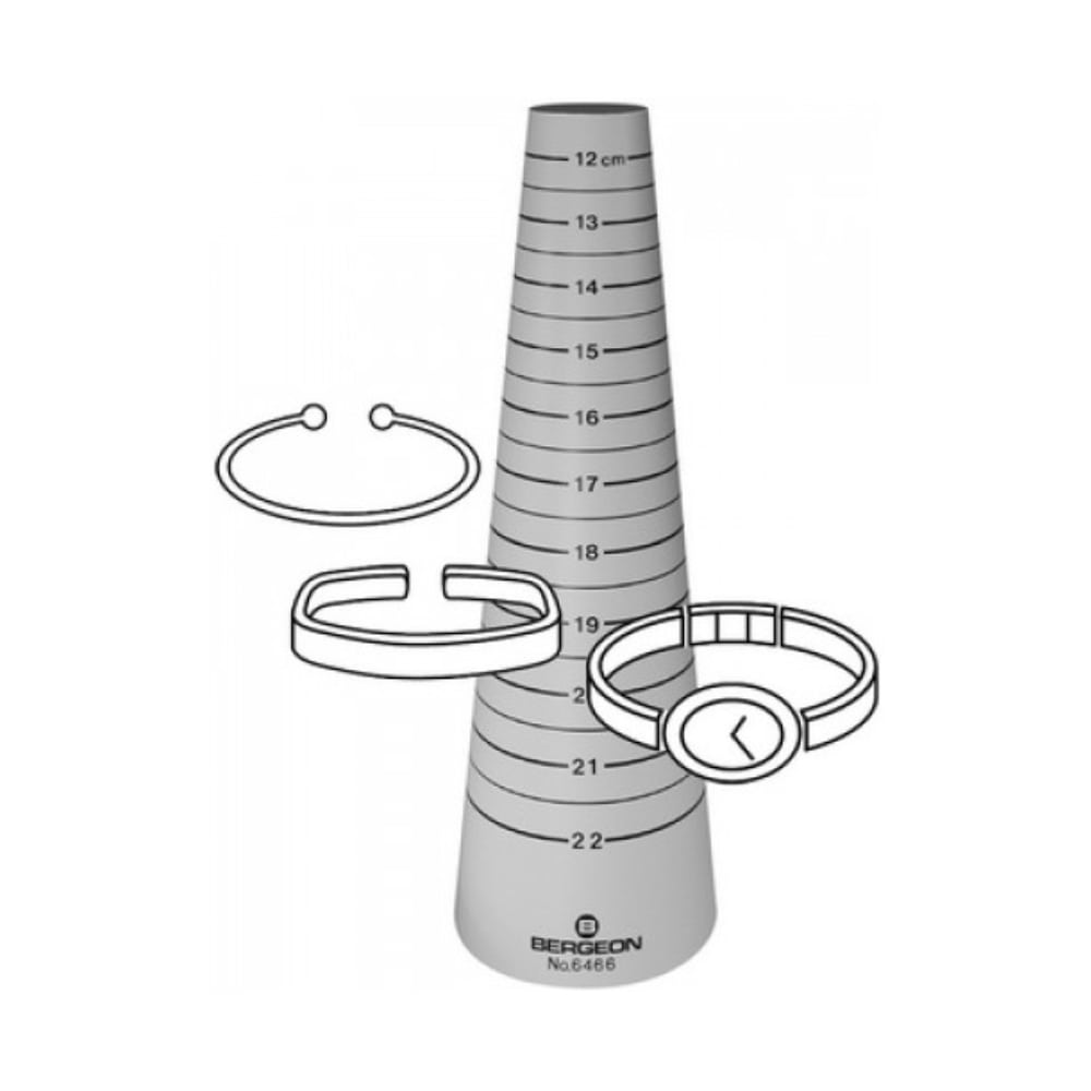 Bergeon 6466 bracelet wrist gauge plastic - Image 2