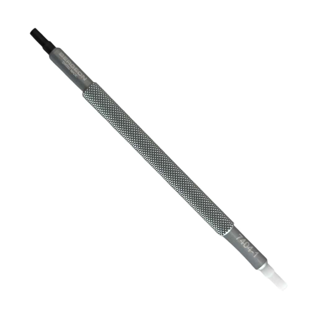 Bergeon 7404-1 hand setting tool with 2 tips Ø 0.50-1.00 mm