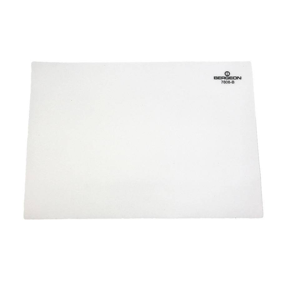Bergeon 7808-B white mat watchmaker bench top, soft–anti-skid