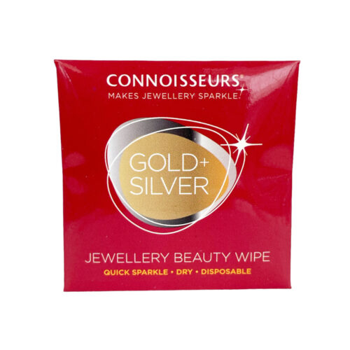 Connoisseurs Disposable Jewelry Cleaning Wipe for Gold and Silver