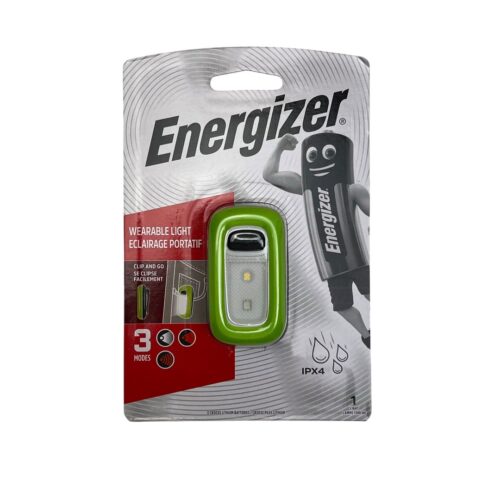 Energizer Wearable LED Clip Light with 3 Modes and IPX4 Rating