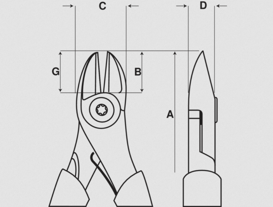 Lindstrom TRX 8180 diagonal strong cutter pliers - Image 5