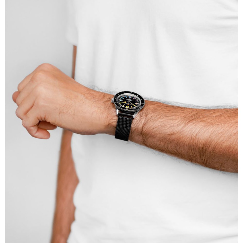 Milanaise black bracelet for smart and classic watches, 22mm, 30161450-5-22 - Image 4