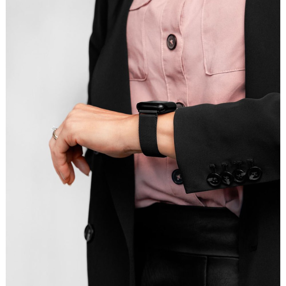 Milanaise black bracelet for smart and classic watches, 22mm, 30161450-5-22 - Image 5