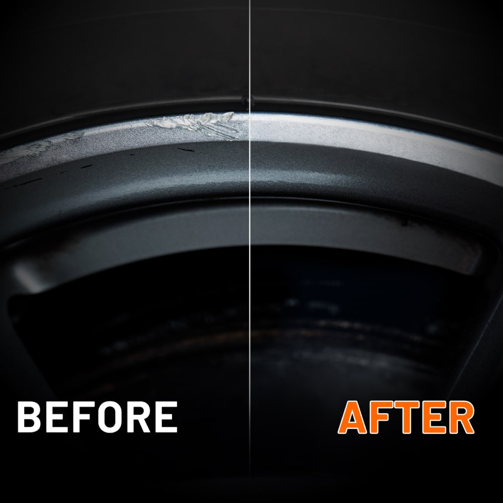 QUIXX Wheel Rim Repair Kit SILVER Liquid Aluminium Filler + Paint Sandpapers, All Inclusive Kit, ref. 10208 - Image 2
