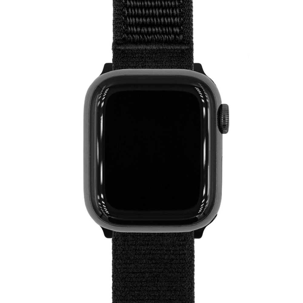 Velcro Black Watch Strap Soft, Elastic & Versatile, 20 mm - Image 2