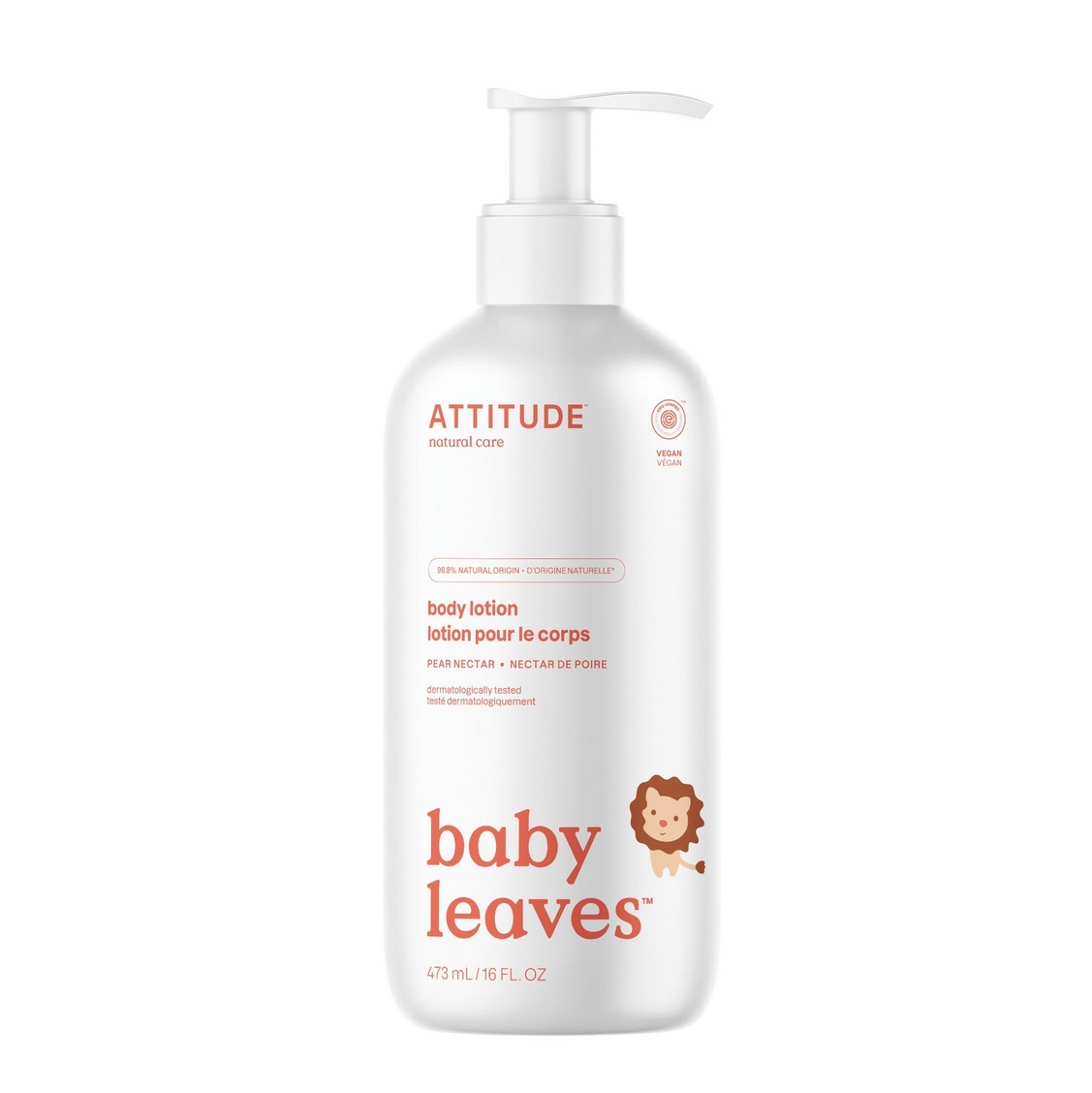 Baby Leaves Body Lotion – Pear Nectar, ATTITUDE