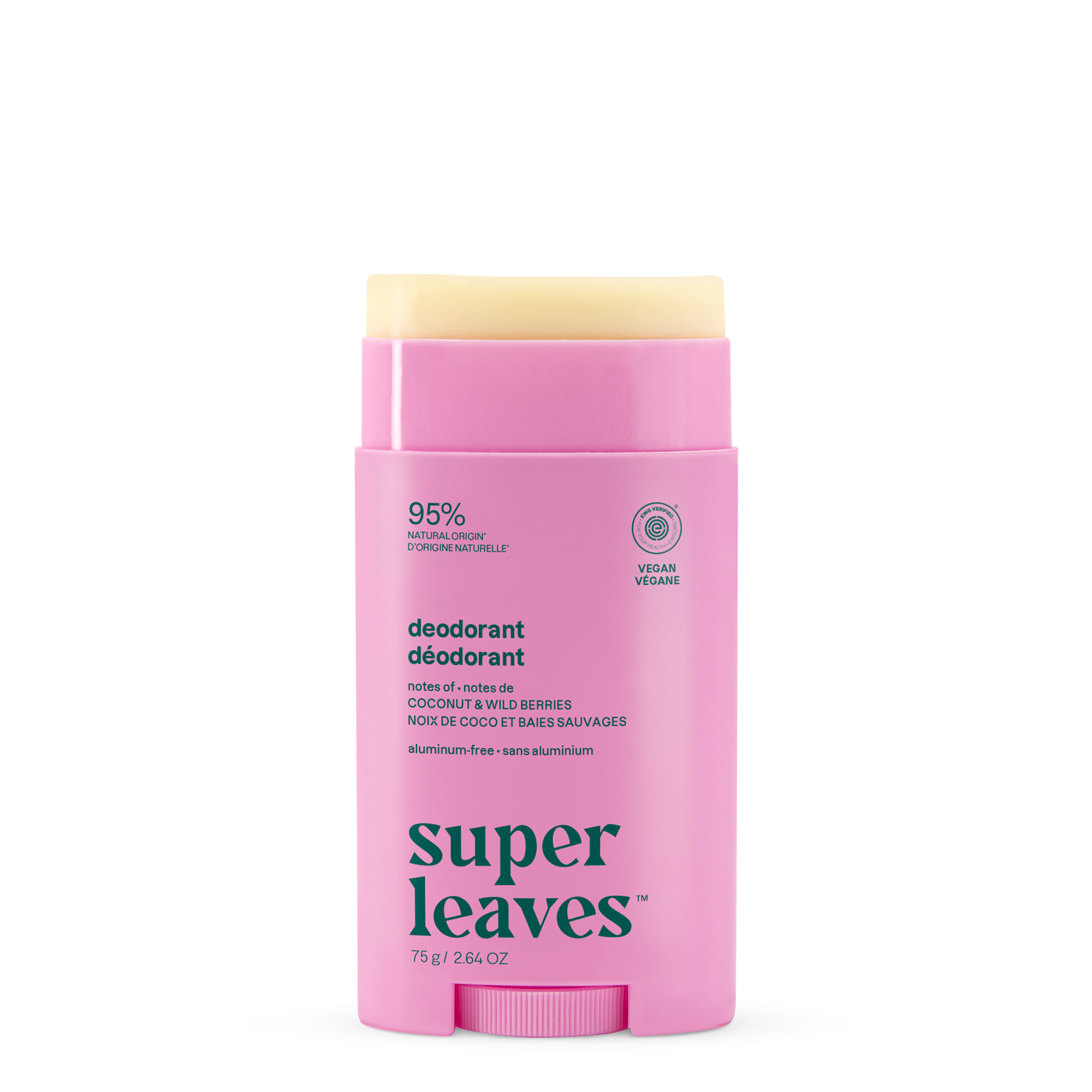 ATTITUDE Super leaves Coconut & Wild Berries Deodorant, 75 g - Image 2