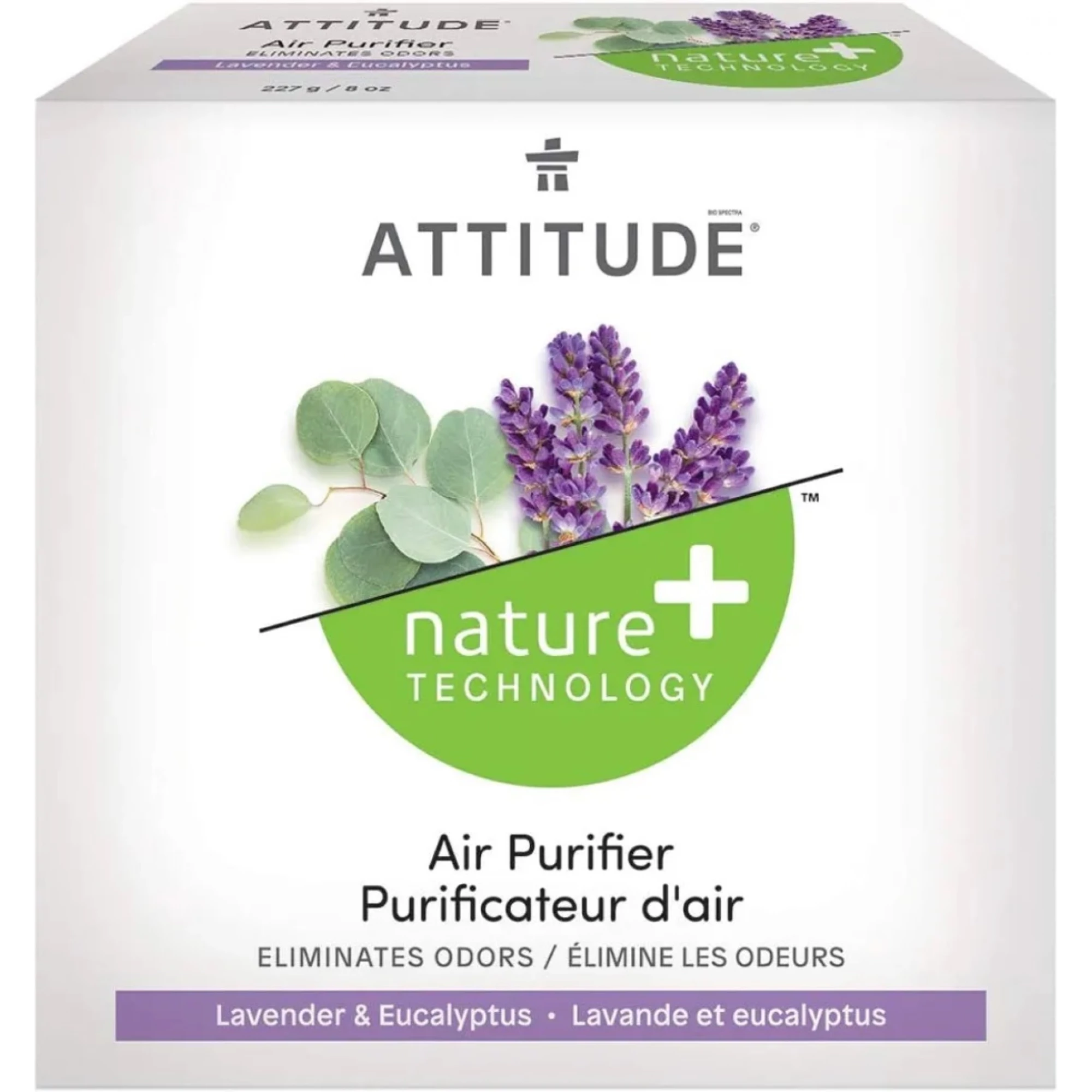 Air Purifier, Lavender and Eucalyptus, ATTITUDE, 227 g,