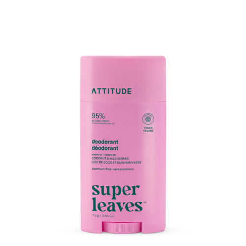 ATTITUDE Super leaves Coconut & Wild Berries Deodorant, 75 g