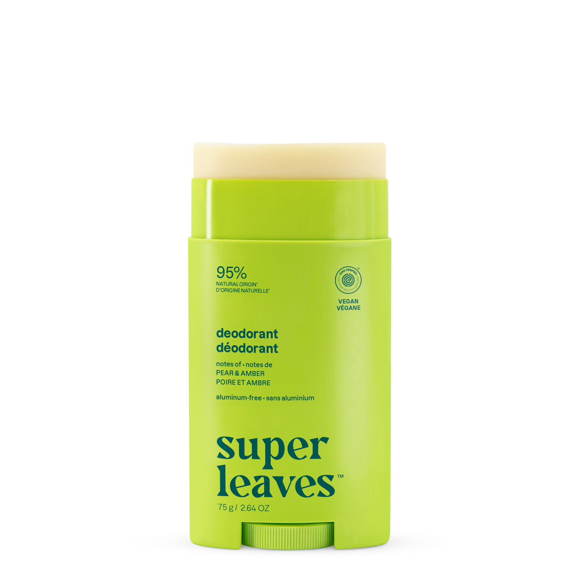 ATTITUDE Super Leaves Deodorant Pear & Amber 75 g - Image 2
