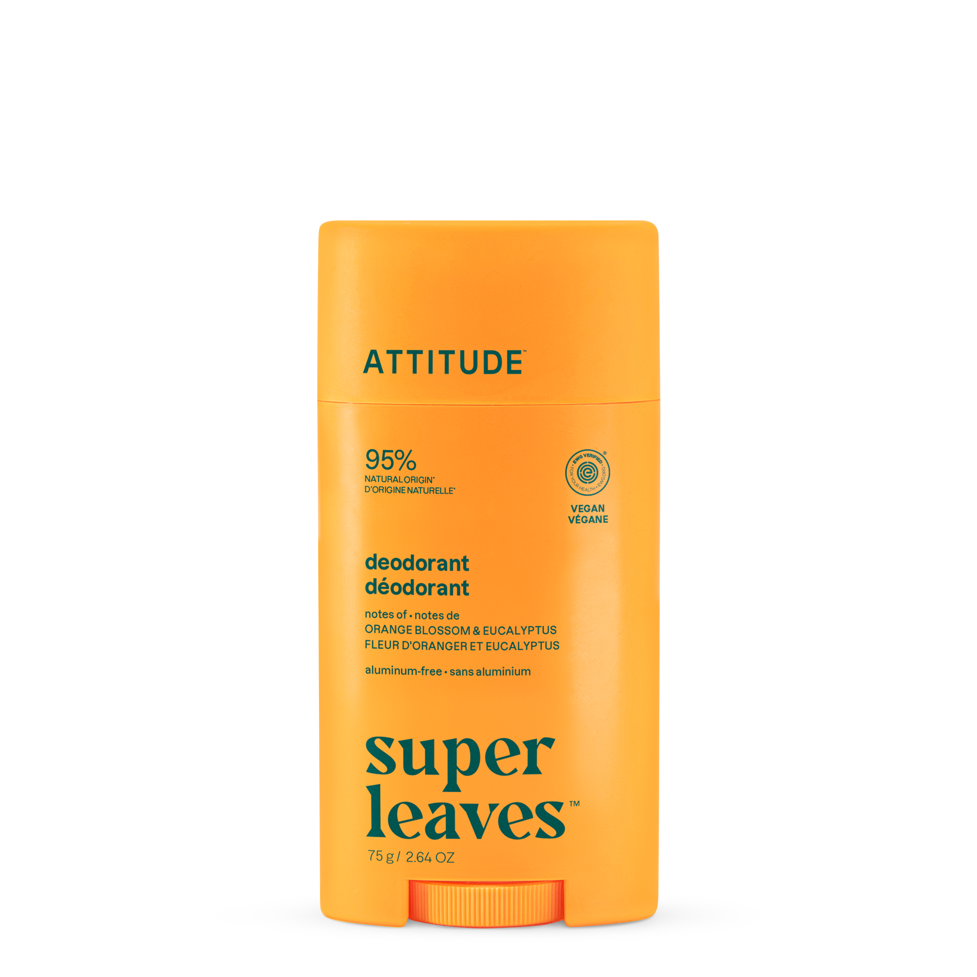 ATTITUDE Super Leaves Deodorant Orange Blossom & Eucalyptus 75 g