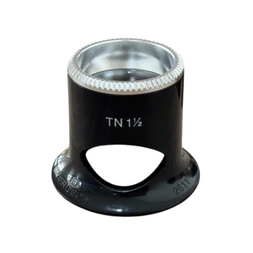 Bergeon 2611-TN 6.7x watchmaker eyeglasses loupe with hole 1.5