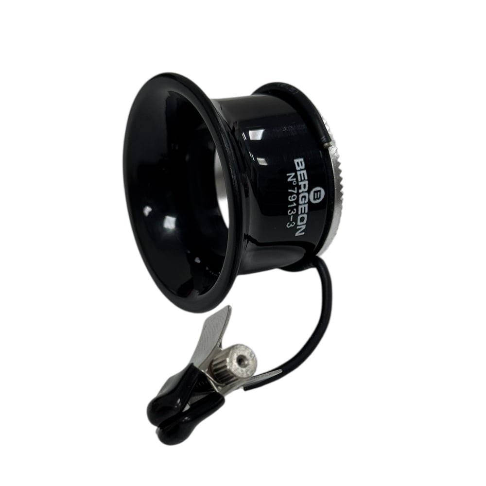 Bergeon 7913-3 eyeglass watchmaker loupe with clip 3.3x - Image 3