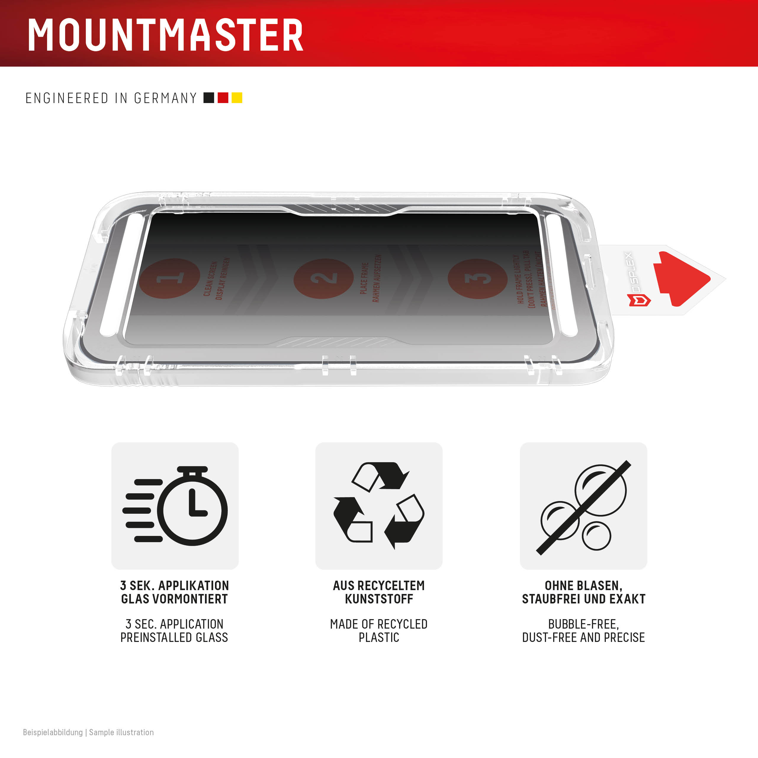 DISPLEX Privacy Screen Protector 10H for iPhone 18 Pro MountMaster - Image 4