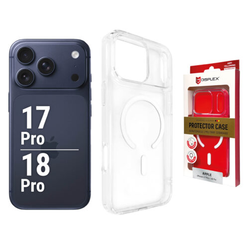 DISPLEX Clear Protective Case for iPhone 18 Pro / 17 Pro, MagSafe