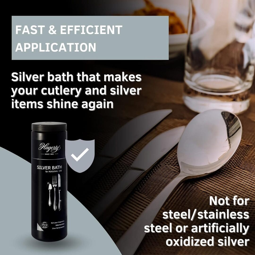 Hagerty Silver Bath Cleaner Dip for Silver Cutlery - 580 ml - Image 6