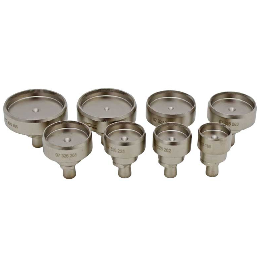 Horotec MSA07.311 Set of 8 Dies for Rolex Watch Case Remover