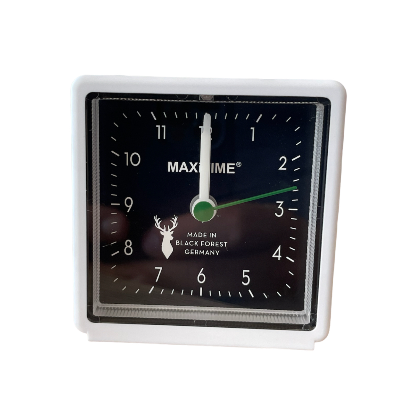 Maxitime Quartz Alarm Clock with Snooze Function - Black - Image 3