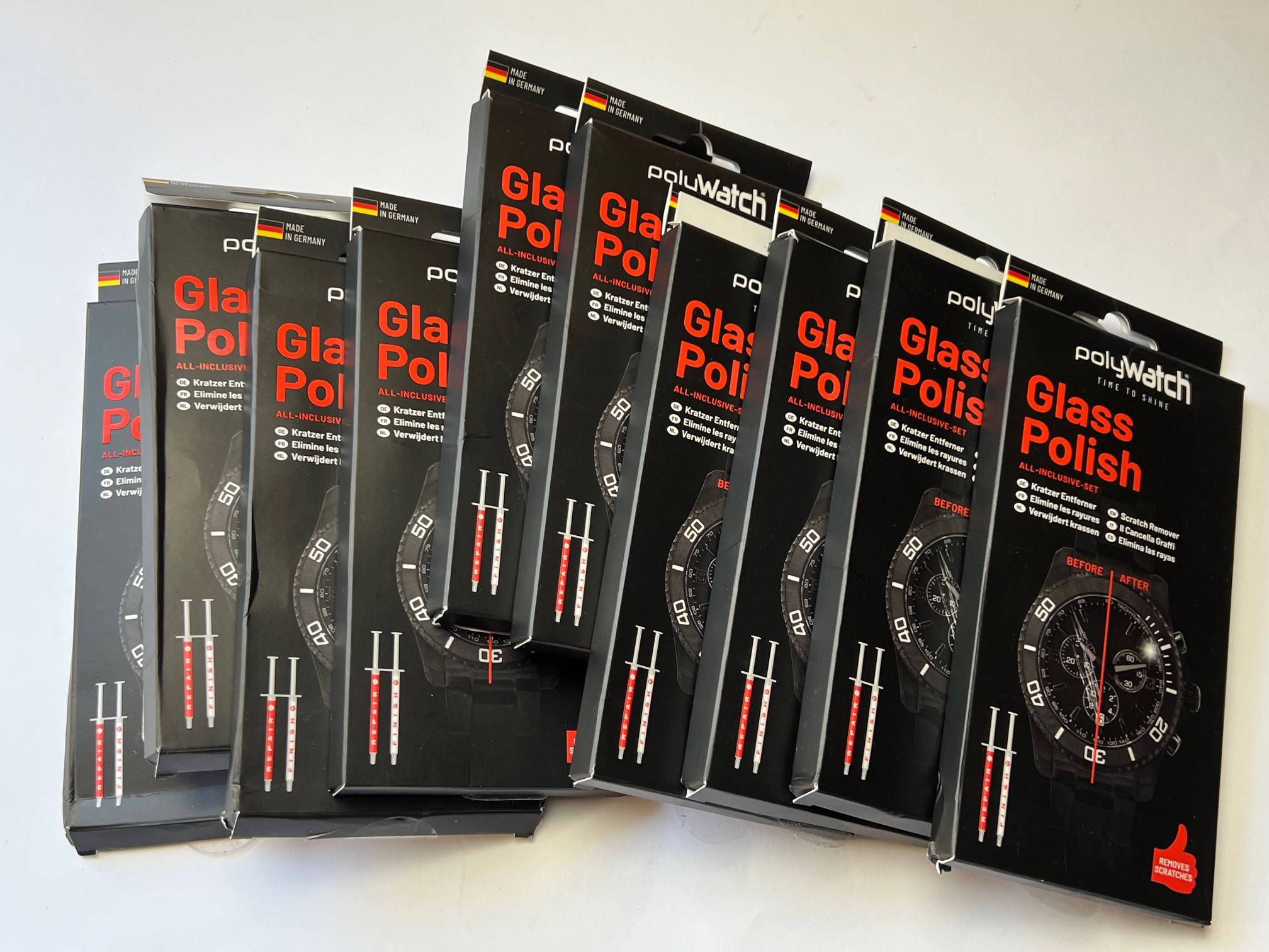 PolyWatch Glass Polishing Cream - 10 Pack Scratch Remover for Watches, Condition is used / returned stock - Image 2