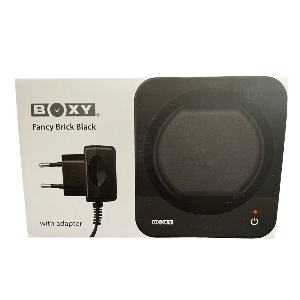 Boxy Fancy Brick black watch winder box for one watch combinable with adapter - Image 3