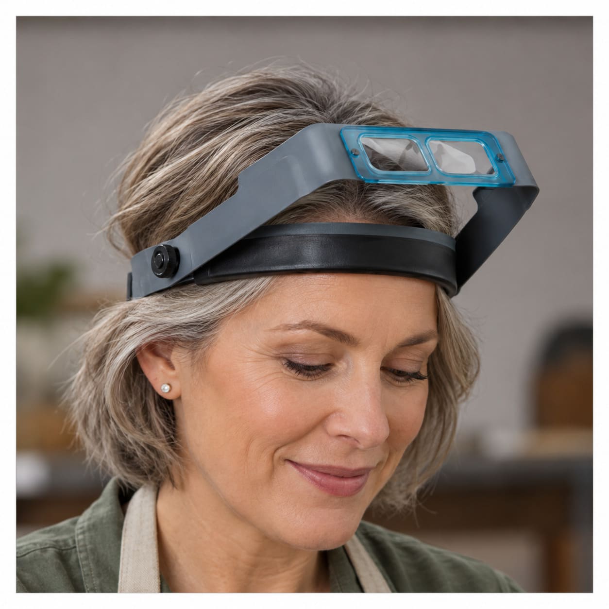 Headband magnifier Optivisor DA-10 Donegan glass lenses x3.5 - Image 3