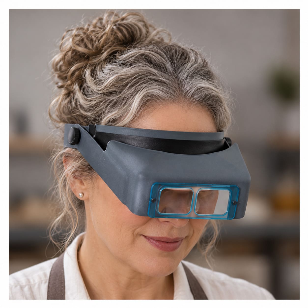 Headband magnifier Optivisor DA-10 Donegan glass lenses x3.5 - Image 4