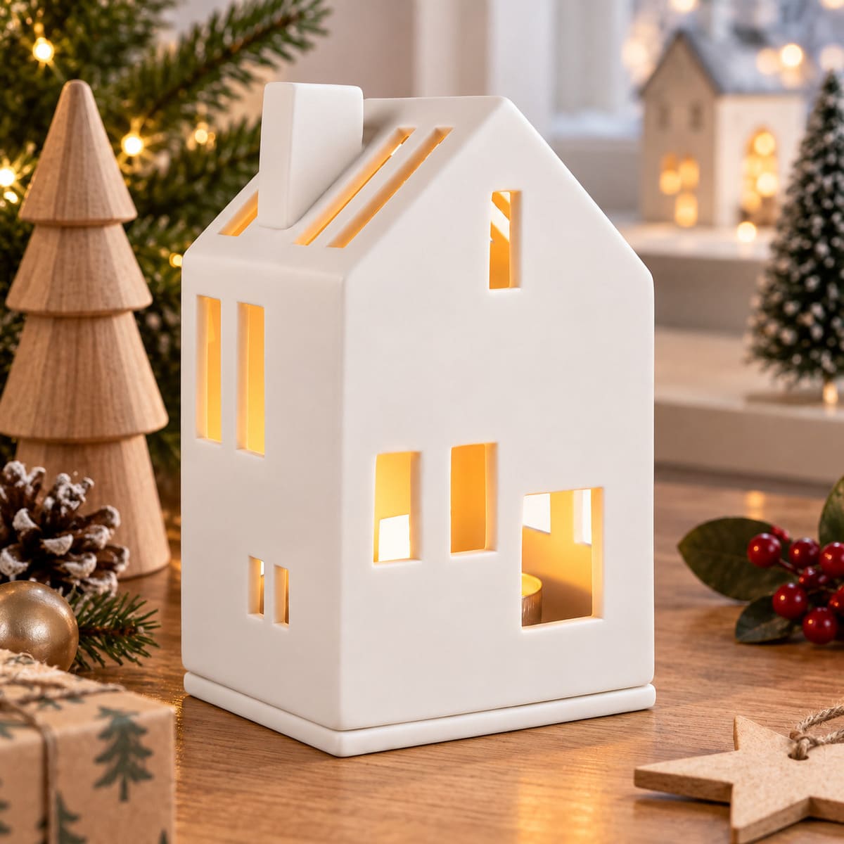 Räder Living Mini Light House - Porcelain Tealight Holder - Image 7