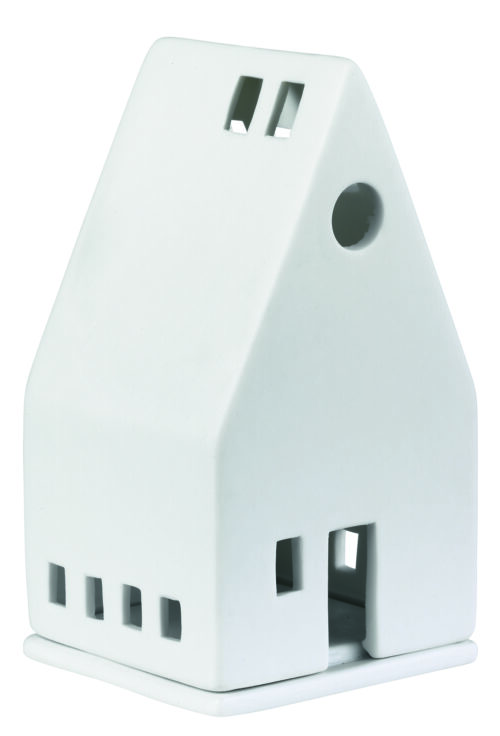 Räder Small Porcelain Tealight House 13 cm White