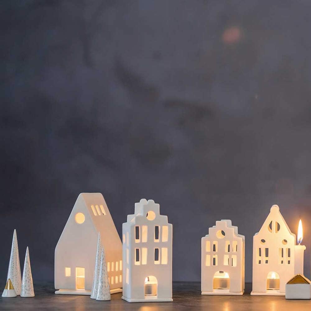 Räder Small Porcelain Tealight House 13 cm White - Image 2