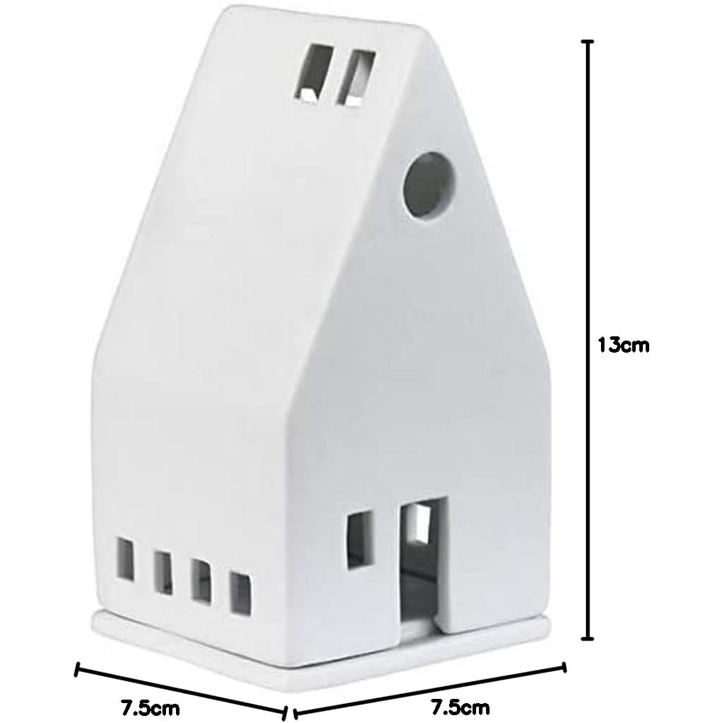 Räder Small Porcelain Tealight House 13 cm White - Image 4