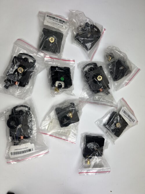 Mixed UTS Quartz Clock Movements 10 Pack, Sold as is